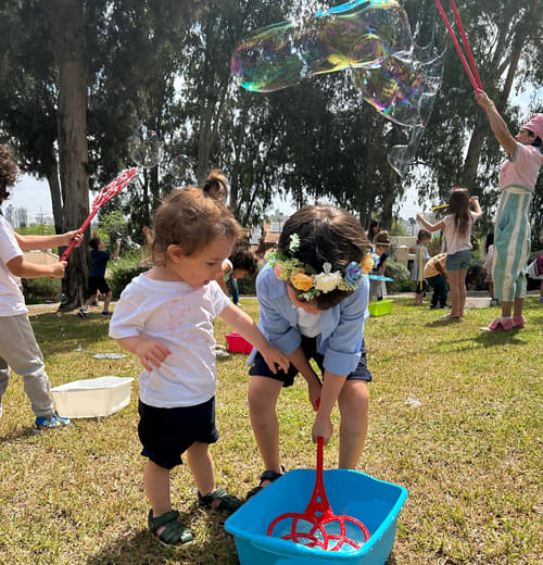 סדנת בועות סבון בהפעלת קרקס